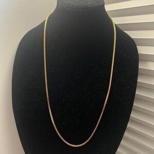 VINTAGE GOLD TONE MONET CHAIN NECKLACE